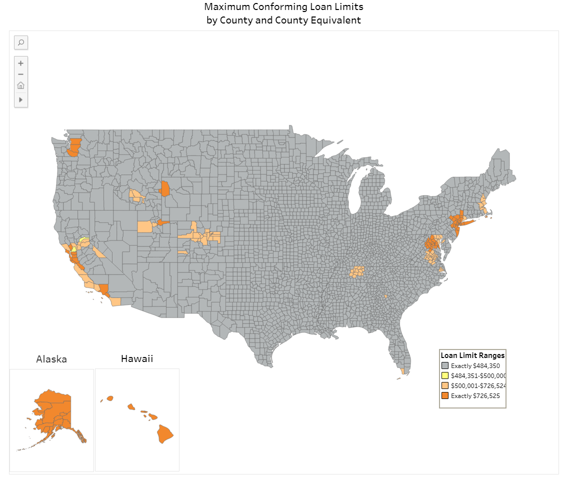 VA Loan Limits for HighCost Counties Updated for 2019
